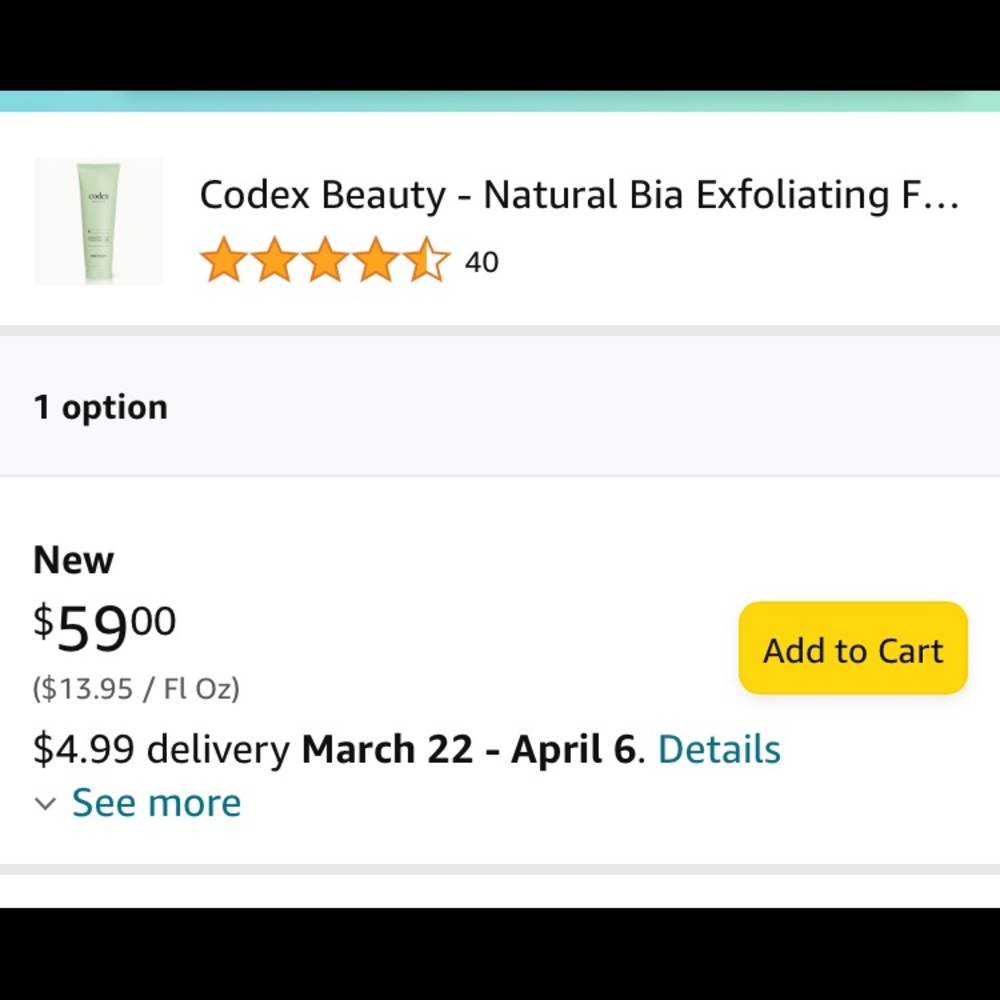 Various Skin care